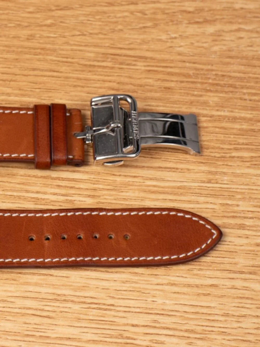 Apple Watch Hermes Hermès 45mm 44mm 42mm Single Tour Fauve Barenia Series 1-9 - Picture 2 of 10
